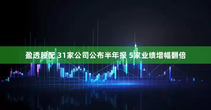 盈透股配 31家公司公布半年报 5家业绩增幅翻倍